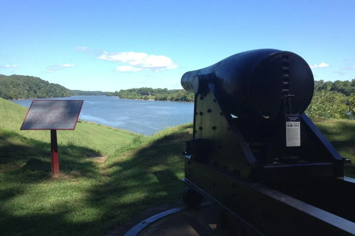 The View from the Upper River Battery