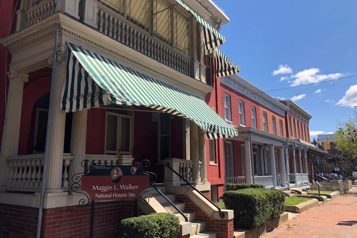 Maggie L. Walker's home and adjacent buildings