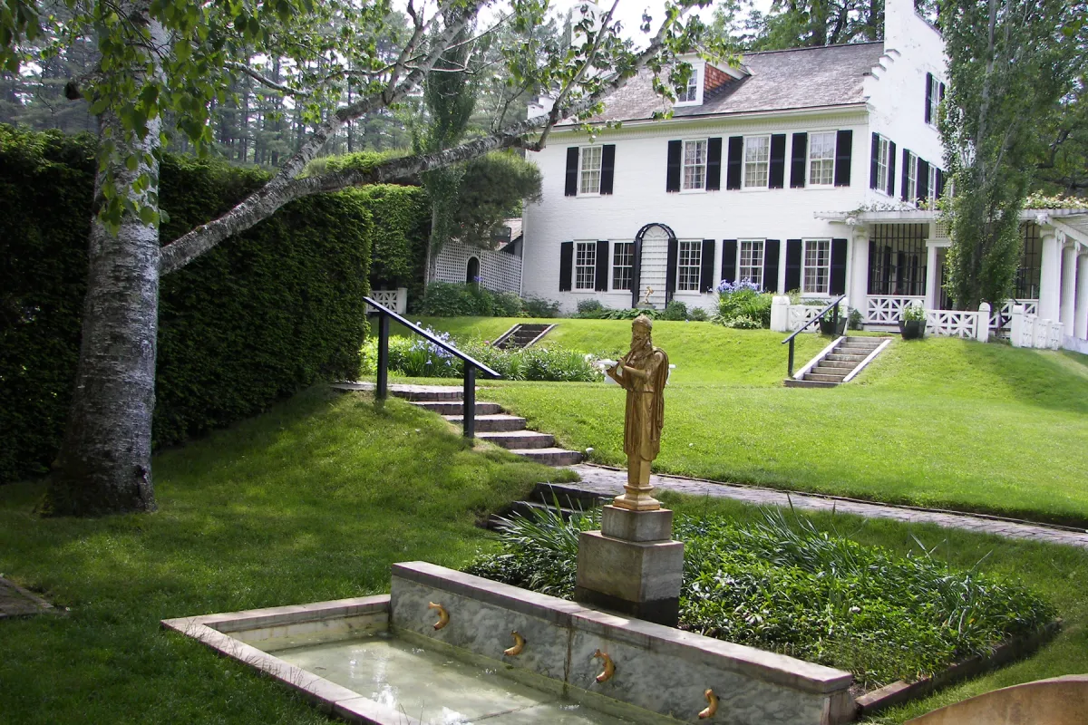 Looking toward Aspet from the Pan Garden